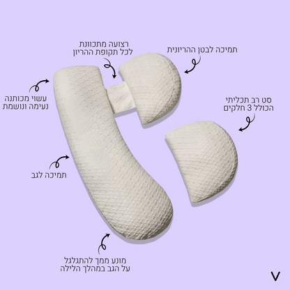 בייבינייט™ - ערכת כריות היריון מתקדמות