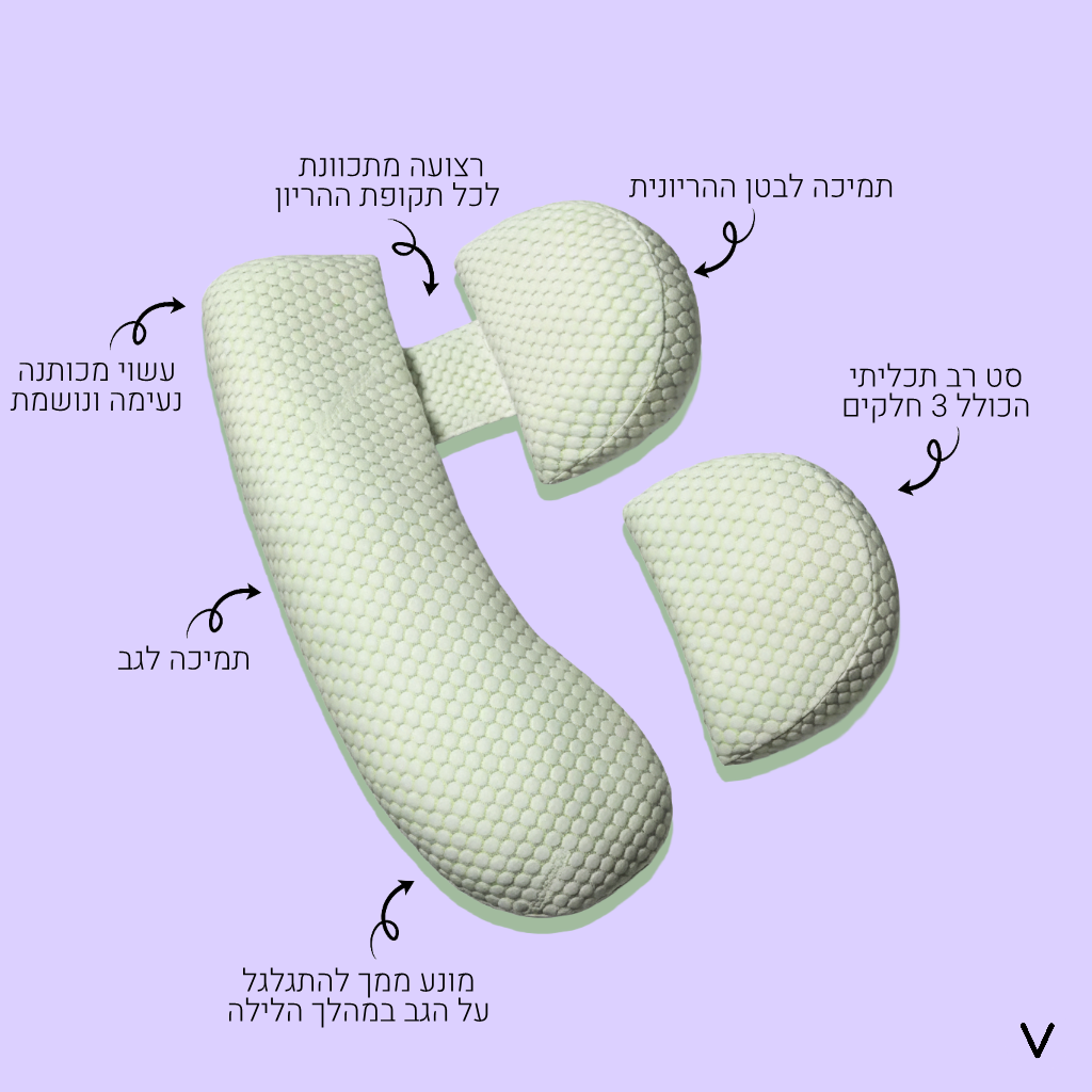 בייבינייט™ - ערכת כריות היריון מתקדמות